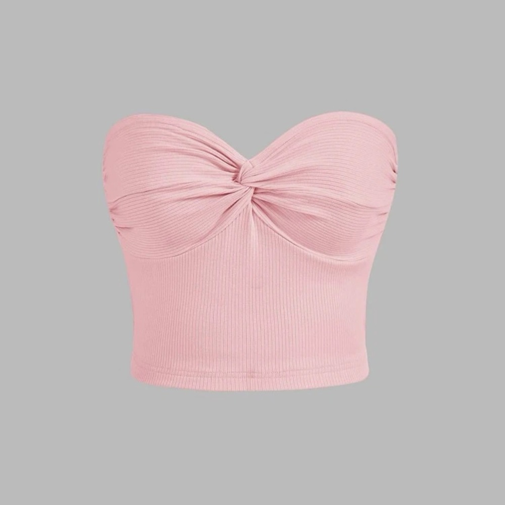 Pink tube top